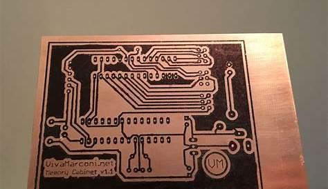 Etching printed circuits boards at home