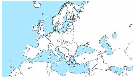 Europe Map Ww2 Blank