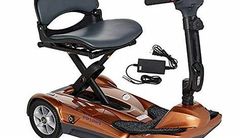 EV Rider S19 M Transport EZ Fold Manual Folding Mobility Scooter with