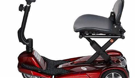 EV Rider TeQNo Auto Folding 4-Wheel Mobility Scooter with Laser Guide