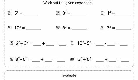 The Evaluating OneStep Algebraic Expressions with One Variable and No