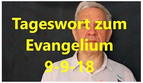 Evangelium Sonntag 20.09.2015 - YouTube