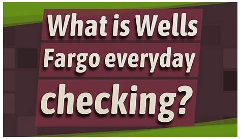 New 2023 Wells Fargo Bank Statement Template - Everyday checking