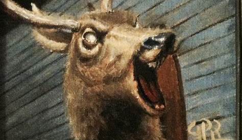 Evil Dead Laughing Deer sticker – The Horror Corner
