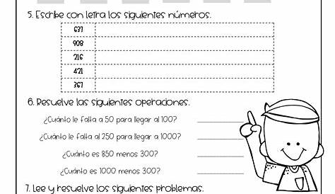 Ficha Matemáticas 1º Primaria