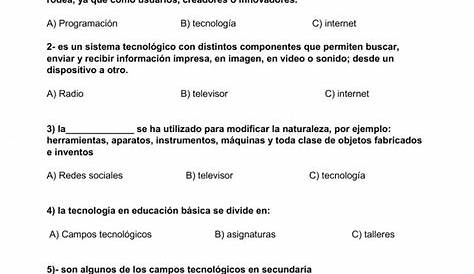 Examen Trimestral Español 1 Secundaria Nuevo Modelo Educativo | Examen