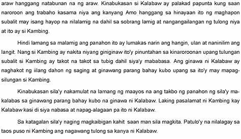 Maikling Kwento Na May Mga Tanong Grade 2 - Conten Den 4