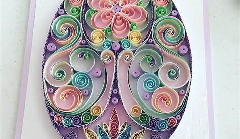 Examples Of Diy Quilled Easter Eggs Paper Quilling St Paste Pinterest