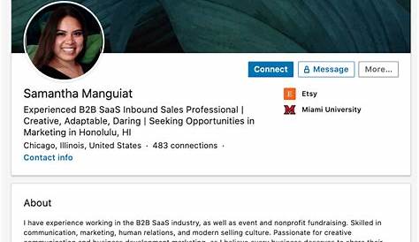 6 Excellent Examples of LinkedIn Profiles of Copywriters + Content