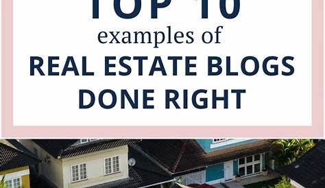 Real Estate Blogs - A Solid Sales Foundation