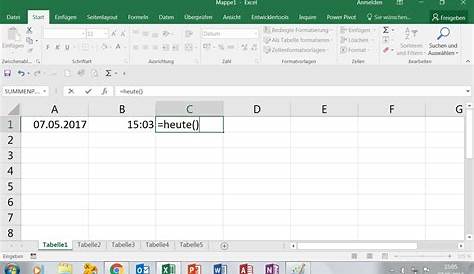 Alter Ausrechnen in Excel mit Hilfe von Funktionen: Tag, Monat, Jahr