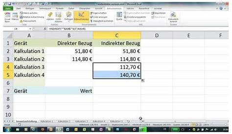 Excel INDIREKT • Funktion einfach erklärt · [mit Video]