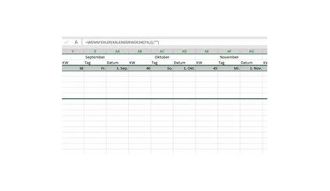 Kalender excel – Integrert kjokkenet