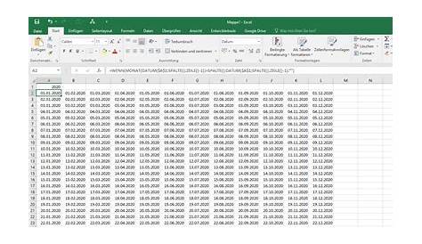 Excel Calendar Formula - Customize and Print