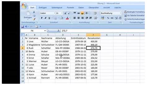 Excel Liste Sortieren Tabellen In