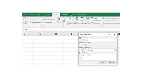 So erstellen Sie bequem Makros in Excel 2016 für mehr Möglichkeiten