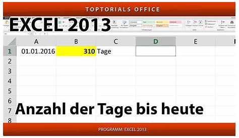 Excel: Einfach neues Datum berechnen