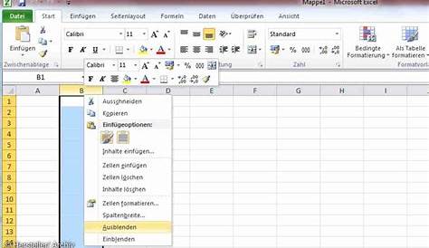 Excel: Zeilen ein- und ausblenden: So geht's - COMPUTER BILD