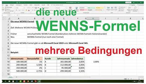 Excel Funktion WennS - Markus Winter - Informatiker