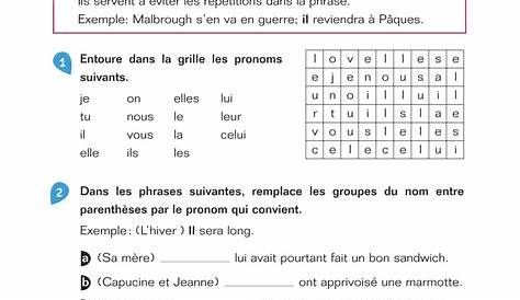 grammaire CE2 – Monsieur Mathieu