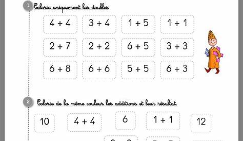 Exercice corrigé pour le CE1 : Table de multiplication de 2