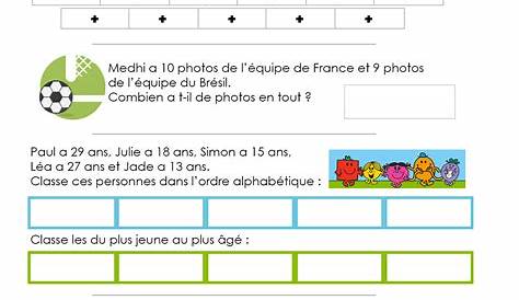 CM1: EXERCICES L'addition et la soustracton decimale