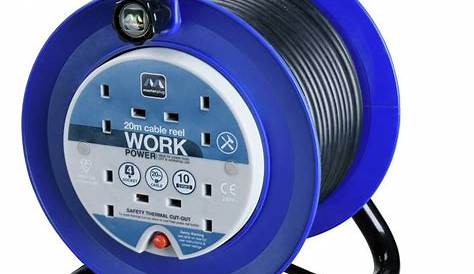 Extension Cable Reel Argos Buy Masterplug 4 Socket 30m At .co.uk