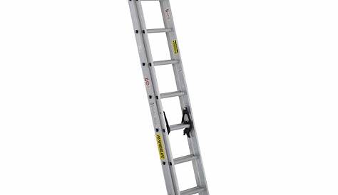 Werner 32 Ft Aluminum D Rung Extension Ladder With 300 Lbs Load Capacity Type Ia Duty Rating D1532 2 The Home Depot