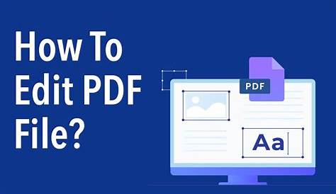 How To Edit A Pdf File For Free How to Edit a PDF File for Free