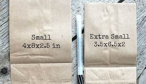 Amazon.com: Extra Small Brown Paper Bags 3 x 2 x 6" party favors, Paper