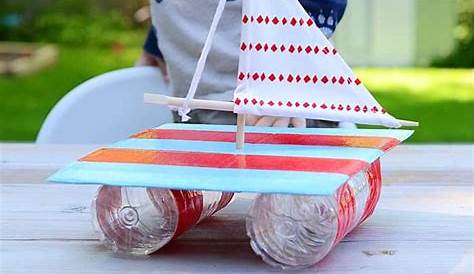 bateau en carton (tutoriel gratuit - DIY) - tutolibre | Bateau papier