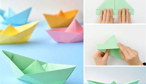 1001 + modèles d'origami faciles pour apprendre comment faire un bateau