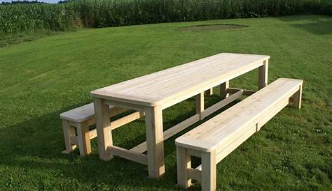 Fabriquer Une Table De Jardin En Bois 1001 + Modèles Palette à Faire Soi