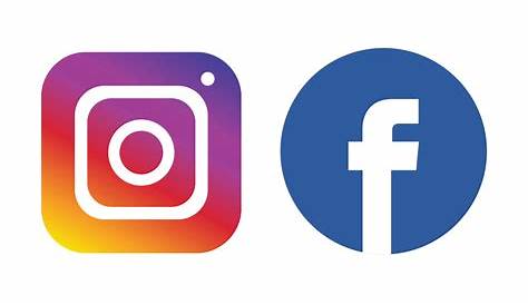 facebook and instagram logo png - facebook instagram logo PNG image