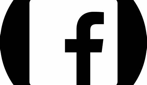 Facebook logo png black 2021