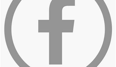 Download High Quality facebook transparent logo grey Transparent PNG