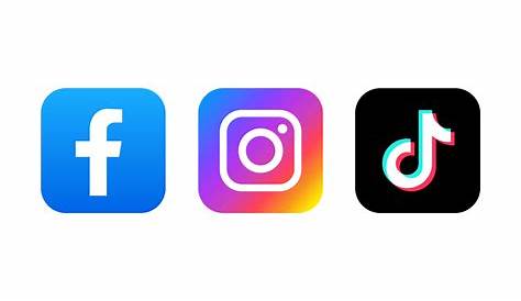 Instagram, Facebook, Snapchat, TikTok, Twitter, YouTube and Pinterest