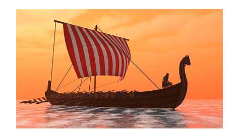 Images of Viking longboats to use in class or as part of a display