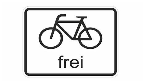 srr145 SignRoundRed - german - Verbotszeichen: Radfahrer / Fahrräder