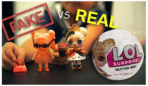 FAKE VS REAL LOL Surprise Dolls Opening Box | Toy Egg Videos - YouTube
