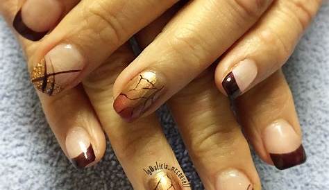 Fall French Tips Themed Autumn Manicure A Perfect Look For The Season