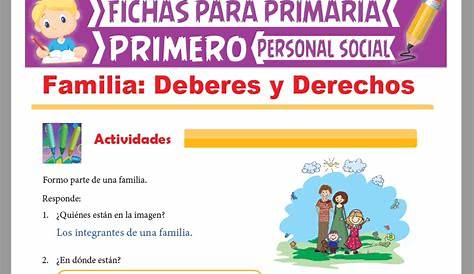 S. 6 Día 1 Primaria PRIMER GRADO, Actividad ¿Cómo es mi familia?. - YouTube