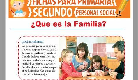 Primer grado tema la familia - YouTube