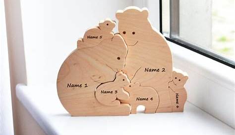 Familienpuzzle aus Holz „Puzzle „Tiere auf dem Bauernhof““ | Wood and Care