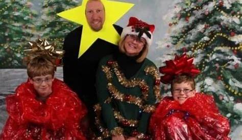 Family Christmas Photo Fails