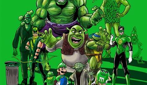 Famous Green Fictional Characters Animated Cartoon Characters, Female