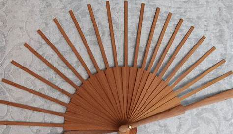 Wooden fan frame - Natural x1 - Perles & Co