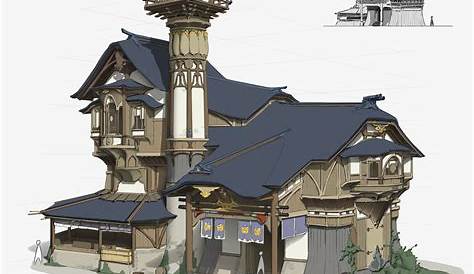 ArtStation - Fantasy world buildings