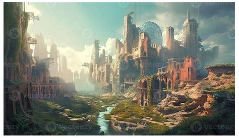 Pin by Whiternes on Wallpaper ※ | Fantasy landscape, City art, Fantasy city