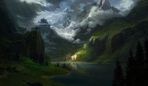 Fantasy landscape concepts that are awe inspiring forever.